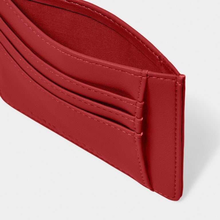 Katie Loxton Lily Card Holder - Garnet Red