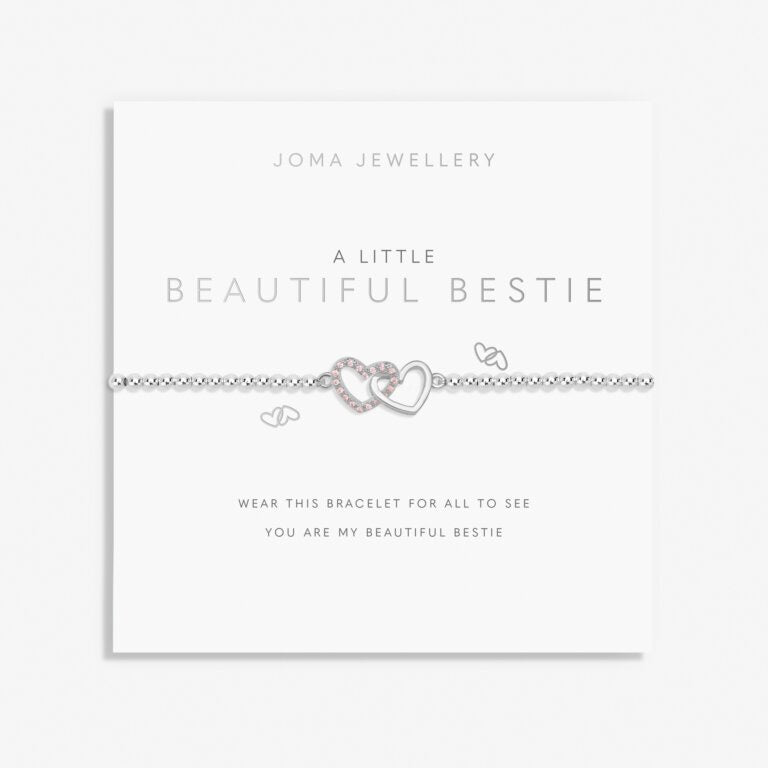 A Little Beautiful Friend Bracelet In Silver & Rose Gold A Little Beautiful Friend Bracelet In Silver & Rose Gold