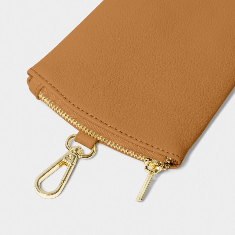 Katie Loxton Clip On Sunglasses Case - Tan
