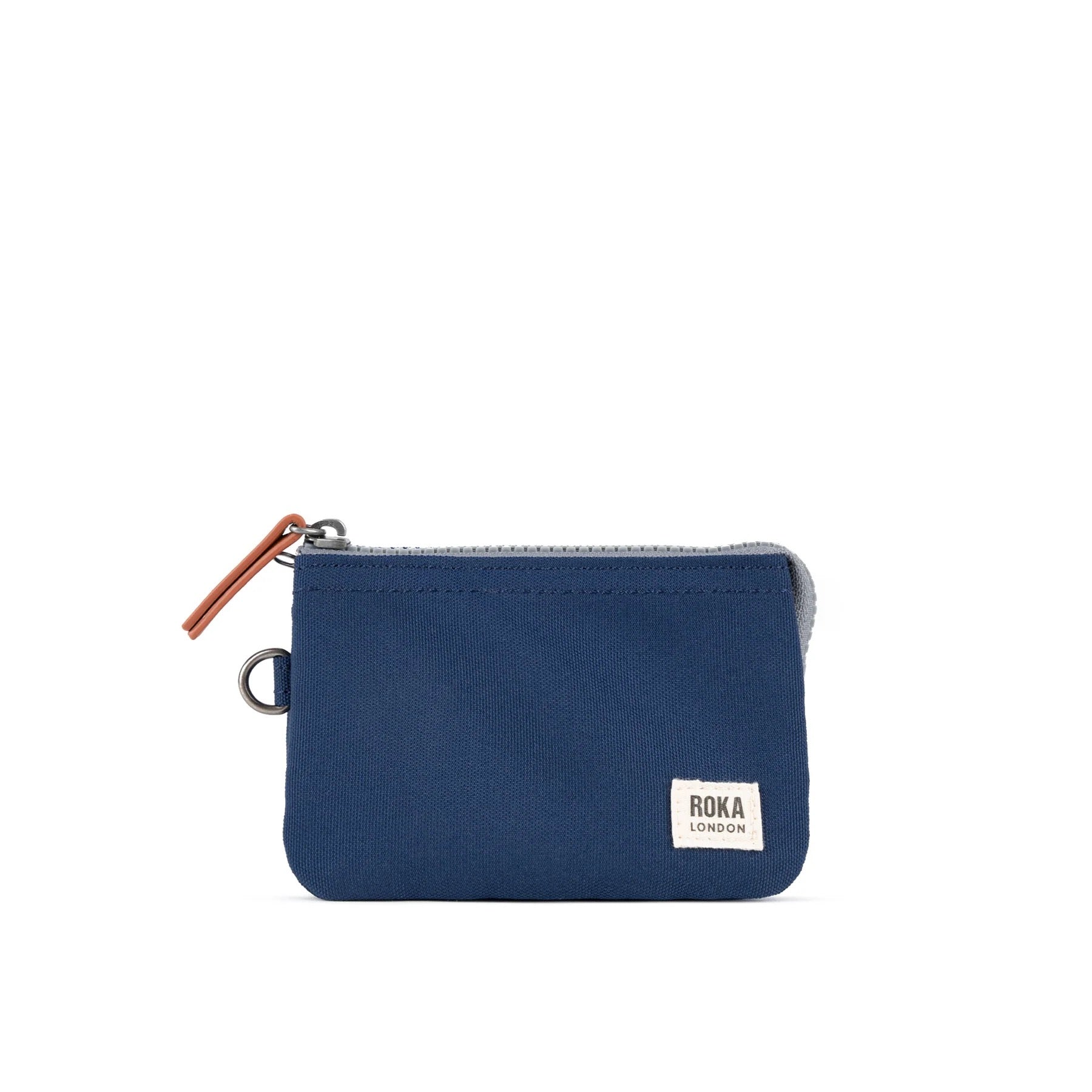 Roka Carnaby Small Wallet - Recycled Canvas - Crisp Blue