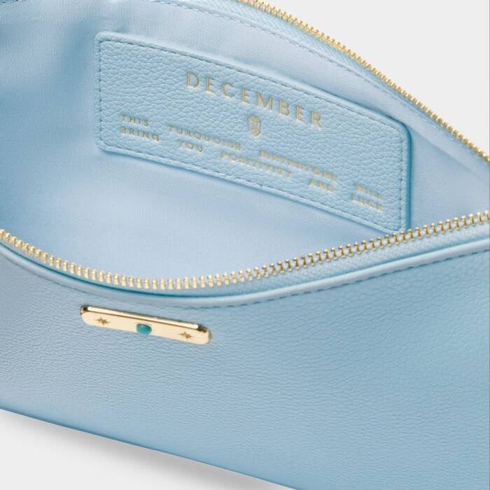 Katie Loxton December Birthstone Pouch - Turquoise