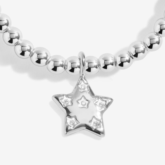 Joma Jewellery KIDS - A Little So Very Proud of You - Silver Stretch Bracelet