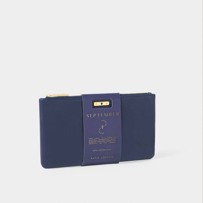Katie Loxton September Birthstone Pouch - Deep Navy