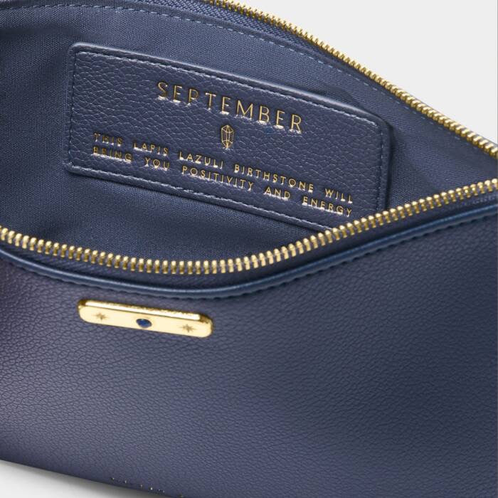 Katie Loxton September Birthstone Pouch - Deep Navy