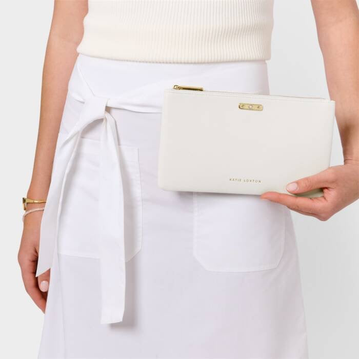 Katie Loxton April Birthstone Pouch - Off White
