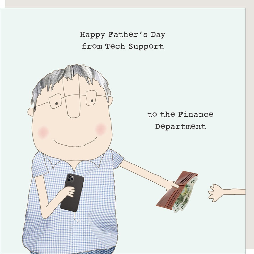Rosie Made a Thing - Tech Support - Father's Day Card