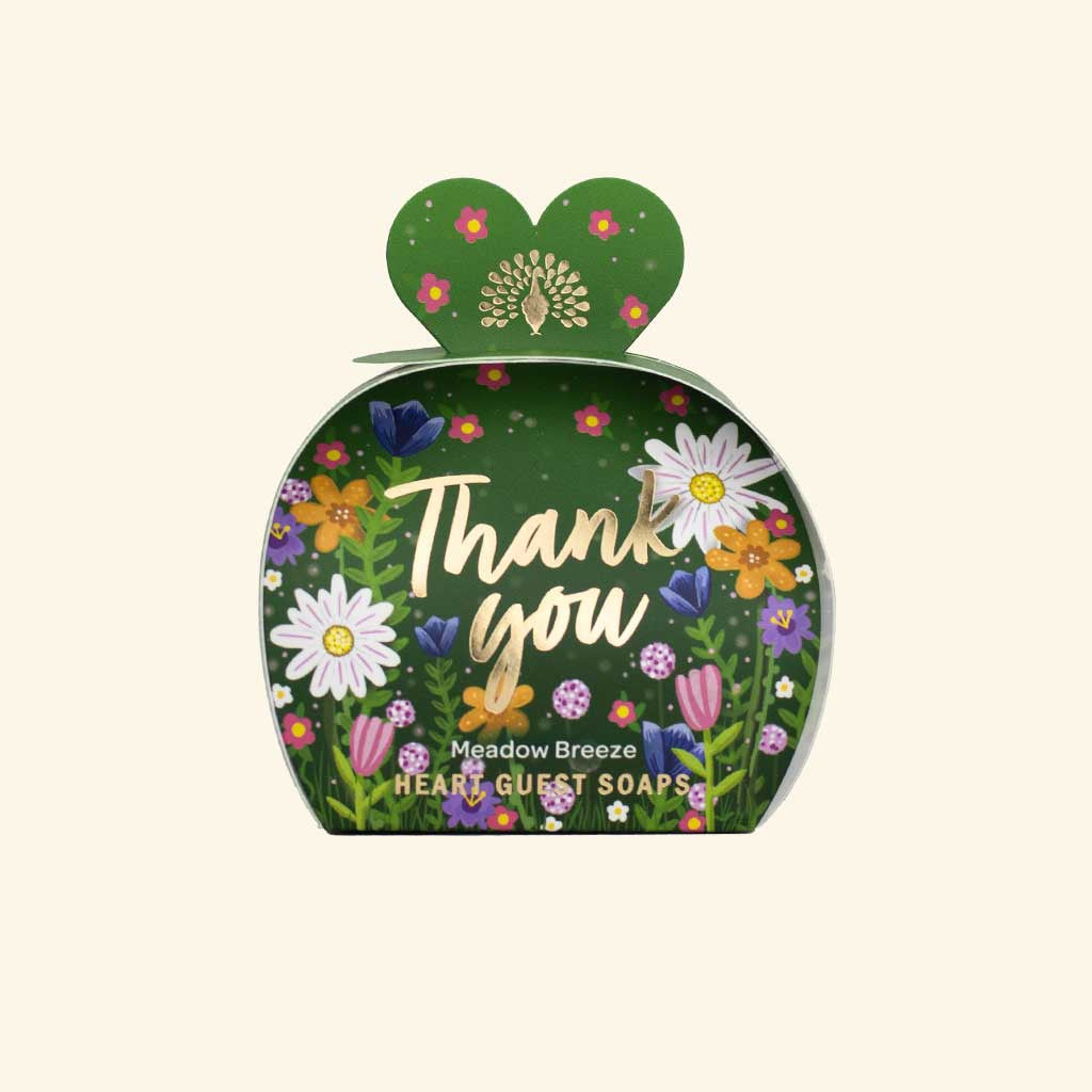 Thank You 3 Heart Occasion Soaps - The English Soap Company