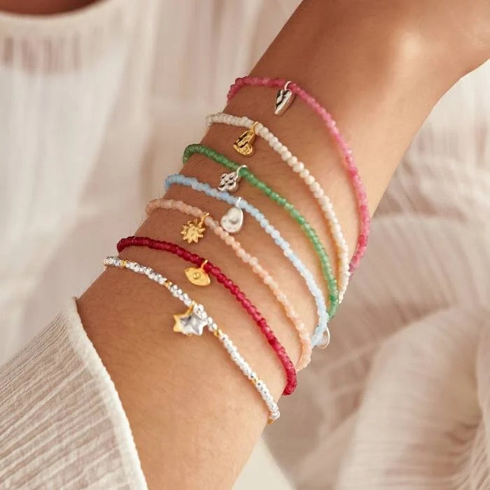 Joma Jewellery - Mini Charms Clover Bracelet - Adventurine
