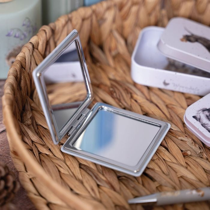 'Daisy Coo' Higland Cow Compact Mirror - Wrendale Designs