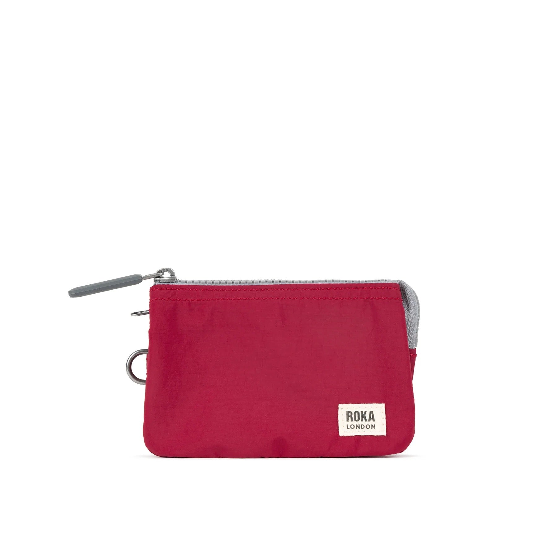 Roka Carnaby Small Wallet - Taslon Material - Berry