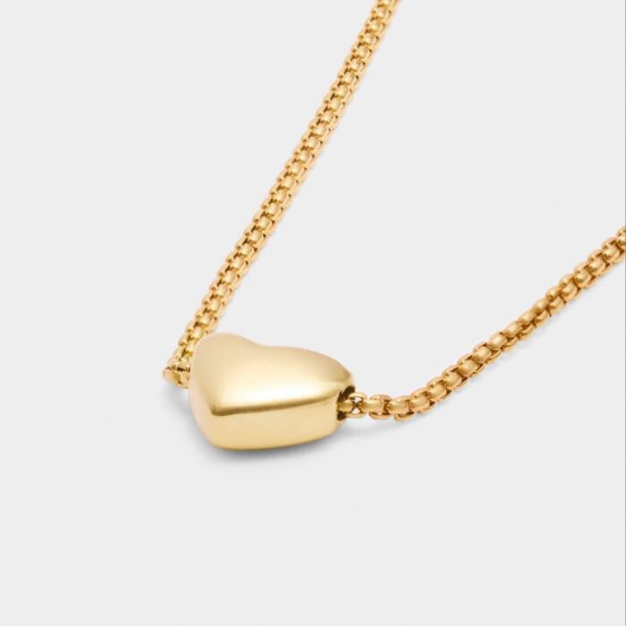 Katie Loxton Waterproof Jewellery - Heart Of Gold - Gold Heart Charm Necklace