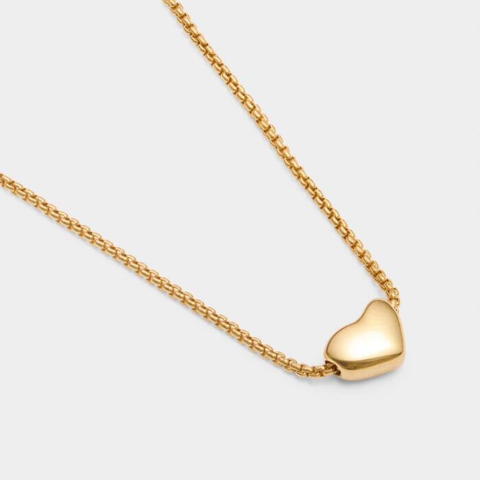 Katie Loxton Waterproof Jewellery - Heart Of Gold - Gold Heart Charm Necklace