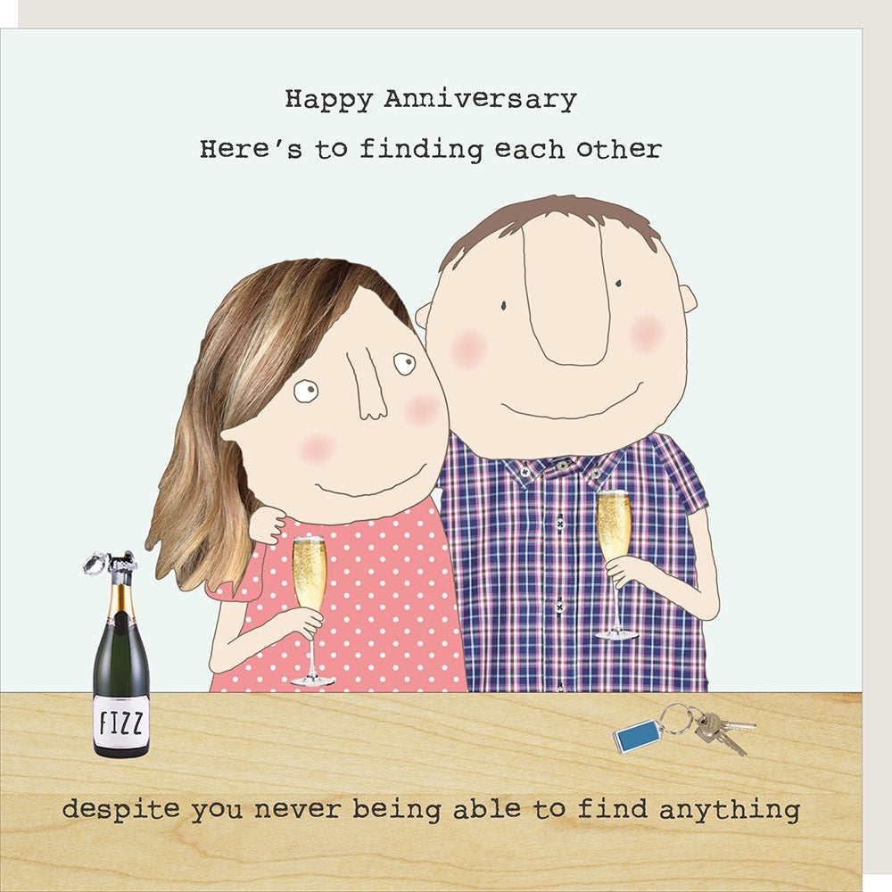 Rosie Made a Thing - Finding You - Anniversary Card