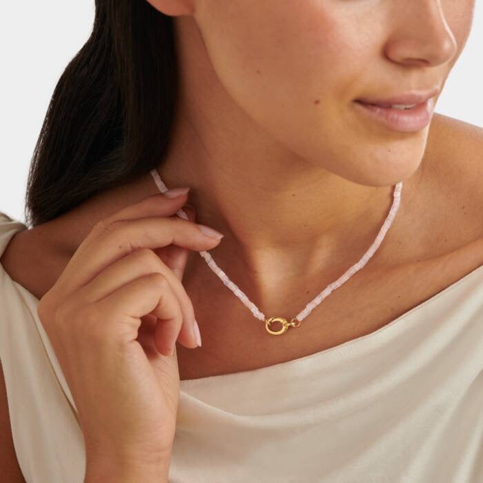 Katie Loxton Waterproof Jewellery - Soleil Glow - Sunstone Gemstone Choker Necklace