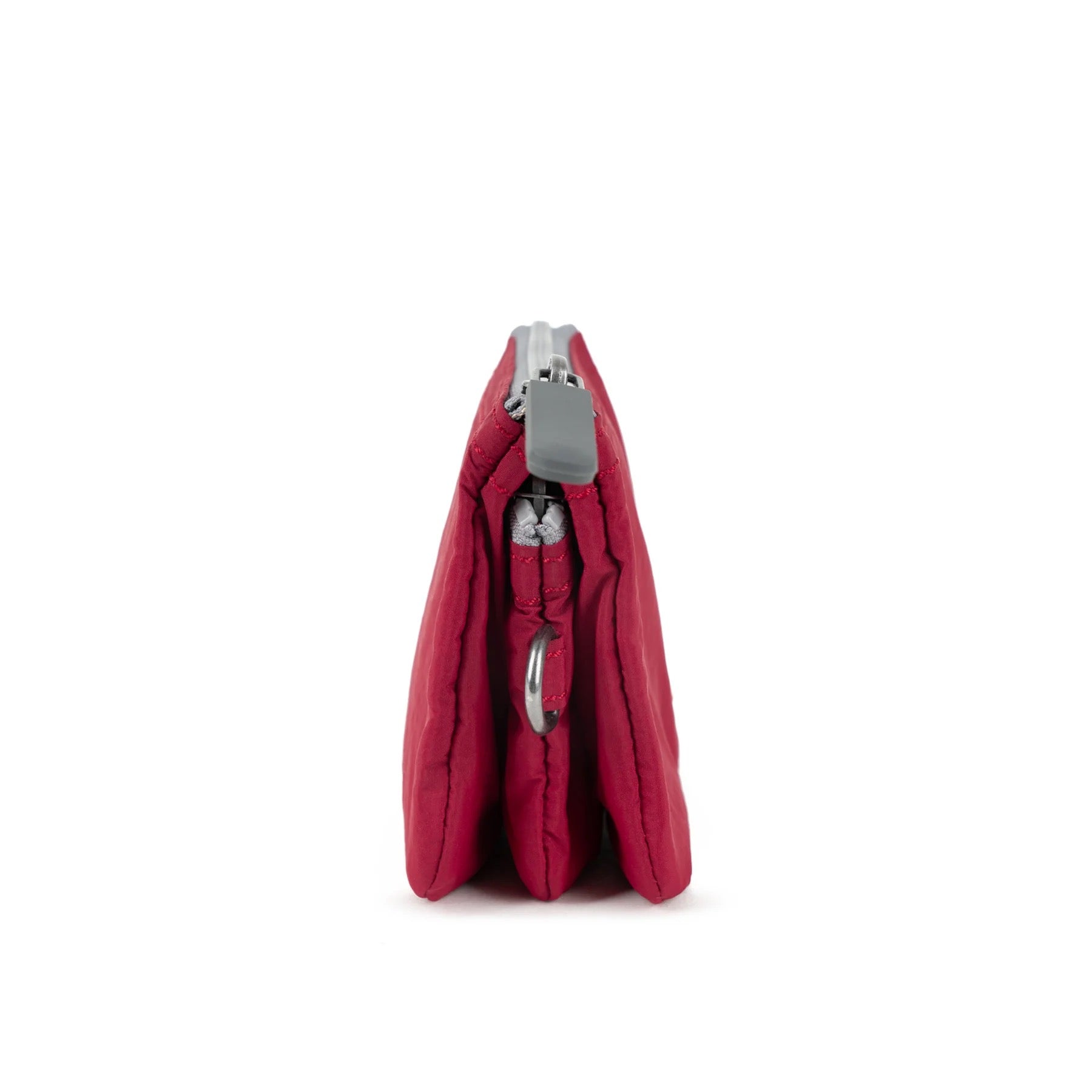 Roka Carnaby Small Wallet - Taslon Material - Berry