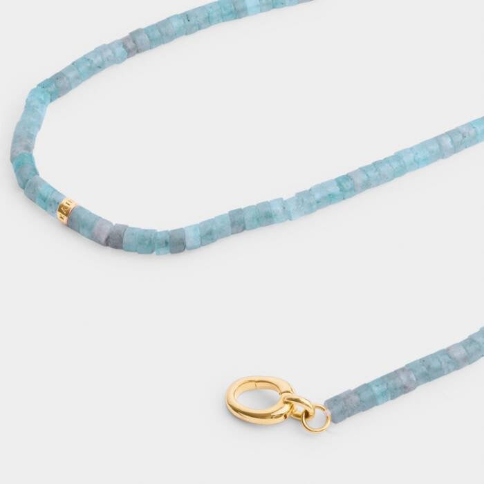Katie Loxton Waterproof Jewellery - Ocean Glow - Agate Gemstone Choker Necklace