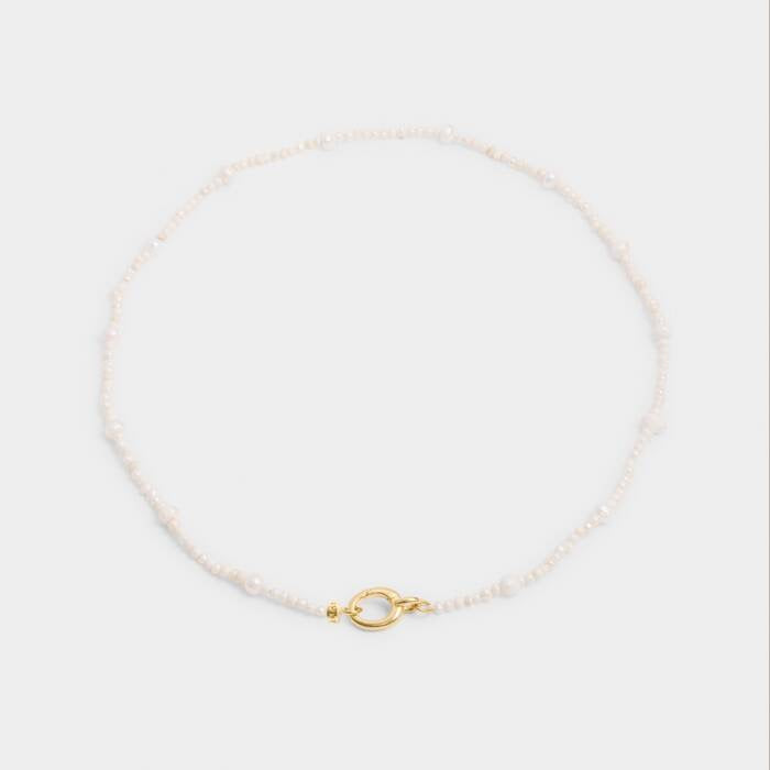 Katie Loxton Waterproof Jewellery - Pearl Glow - Freshwater Pearl Choker Necklace