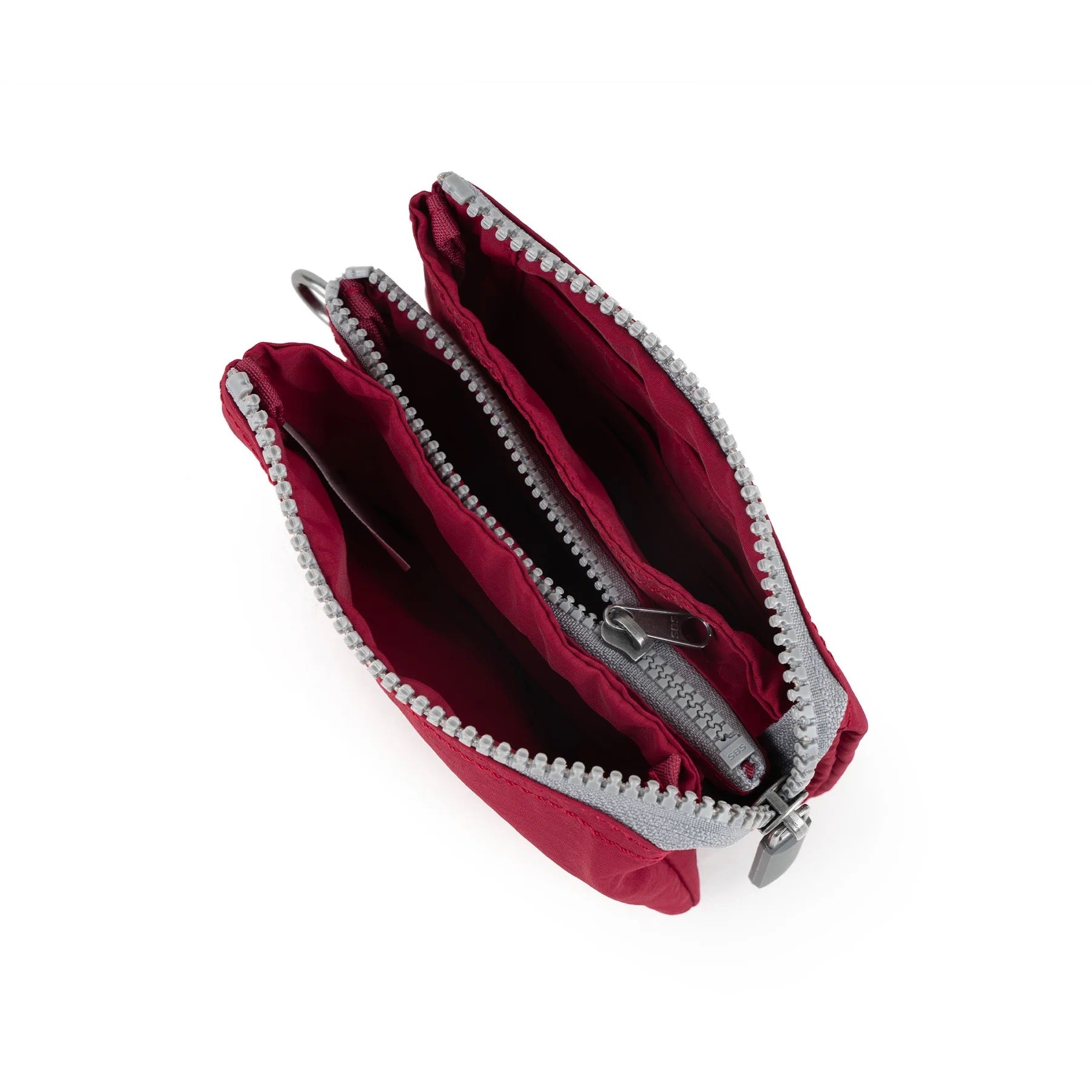 Roka Carnaby Small Wallet - Taslon Material - Berry