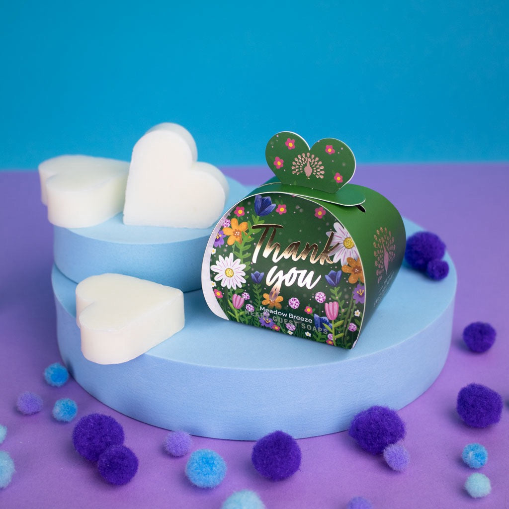Thank You 3 Heart Occasion Soaps - The English Soap Company