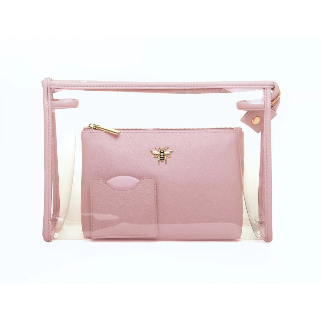 Alice Wheeler Pink Beauty/Make Up Case Set