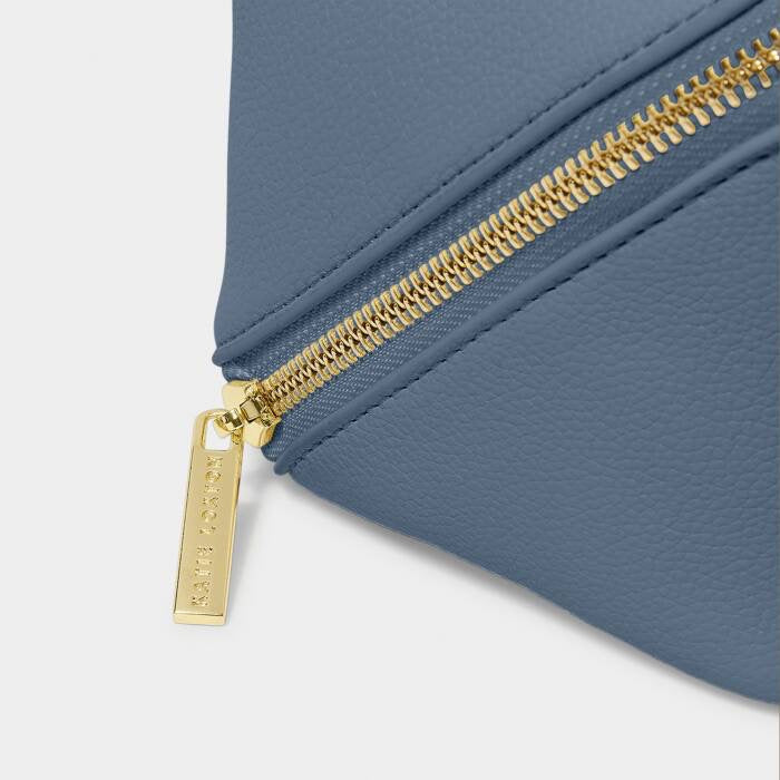 Katie Loxton Medium Make Up Bag/Wash Bag Case - Navy Blue