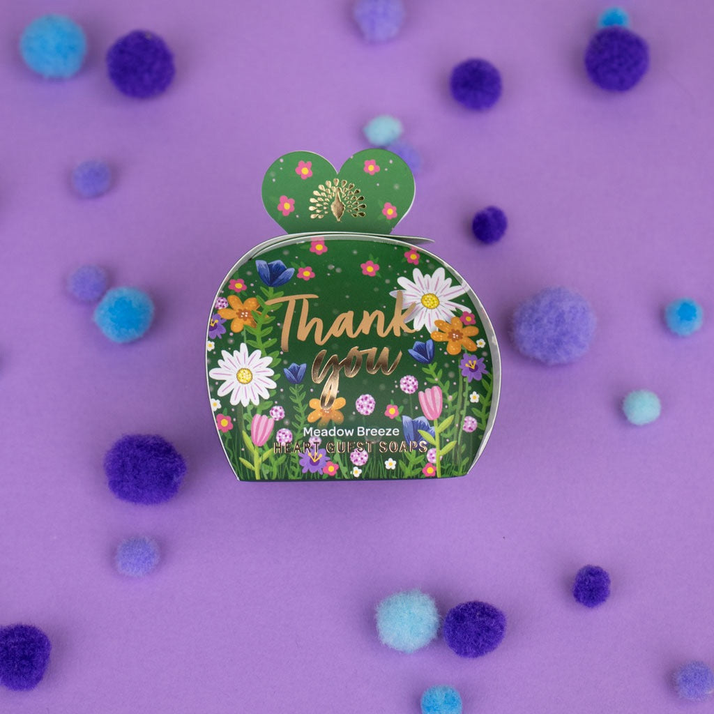 Thank You 3 Heart Occasion Soaps - The English Soap Company