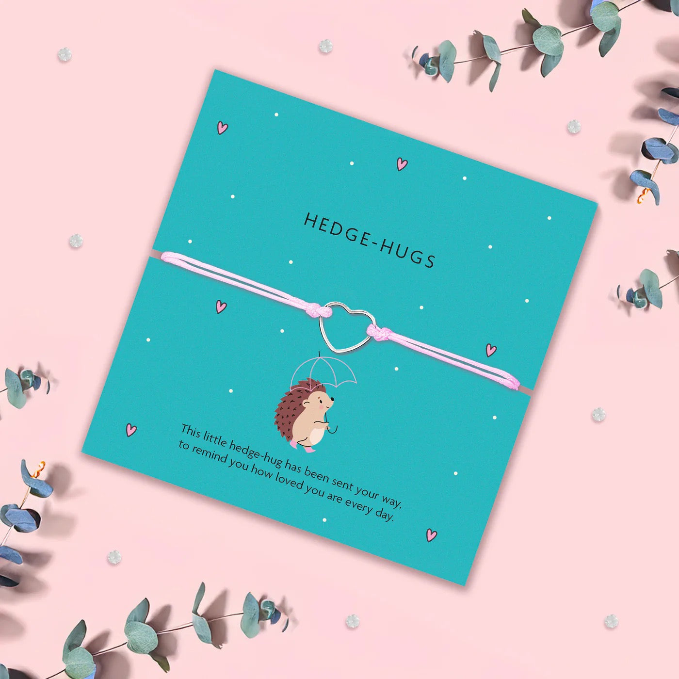 Letterbox Love - Open Heart - Hedge-Hugs Cord Bracelet