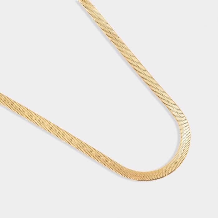 Katie Loxton Waterproof Jewellery - Diana - Snake Chain Gold Necklace