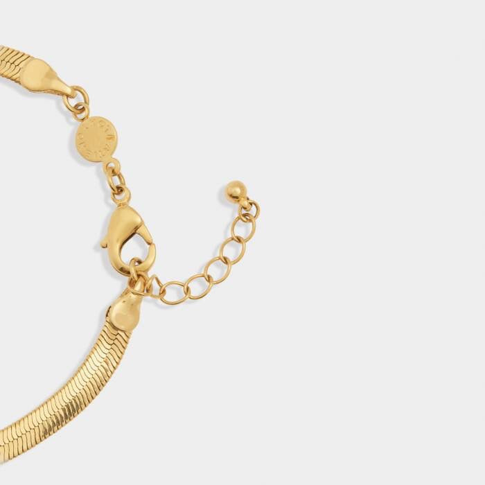 Katie Loxton Waterproof Jewellery - Diana - Snake Chain Gold Necklace