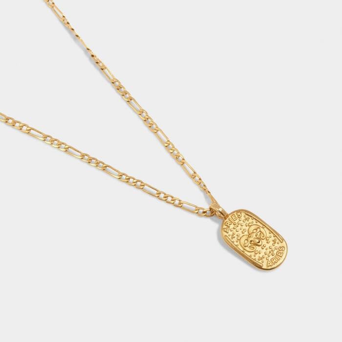 Katie Loxton Waterproof Jewellery - Aries - Zodiac Gold Necklace