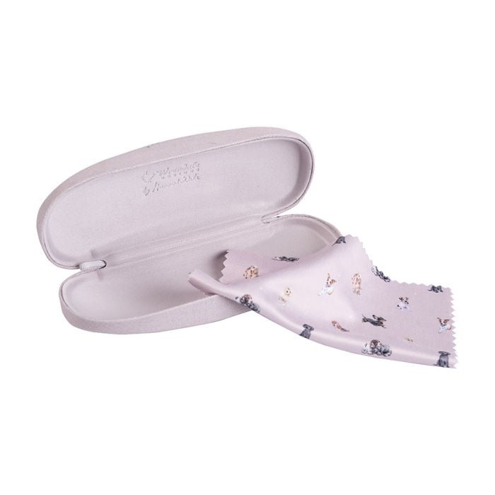 'Growing Old Together' Spaniel & Labrador (Dog) Glasses Case - Wrendale Designs