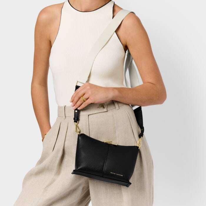 Katie Loxton Laila Slouch Crossbody Handbag - Black