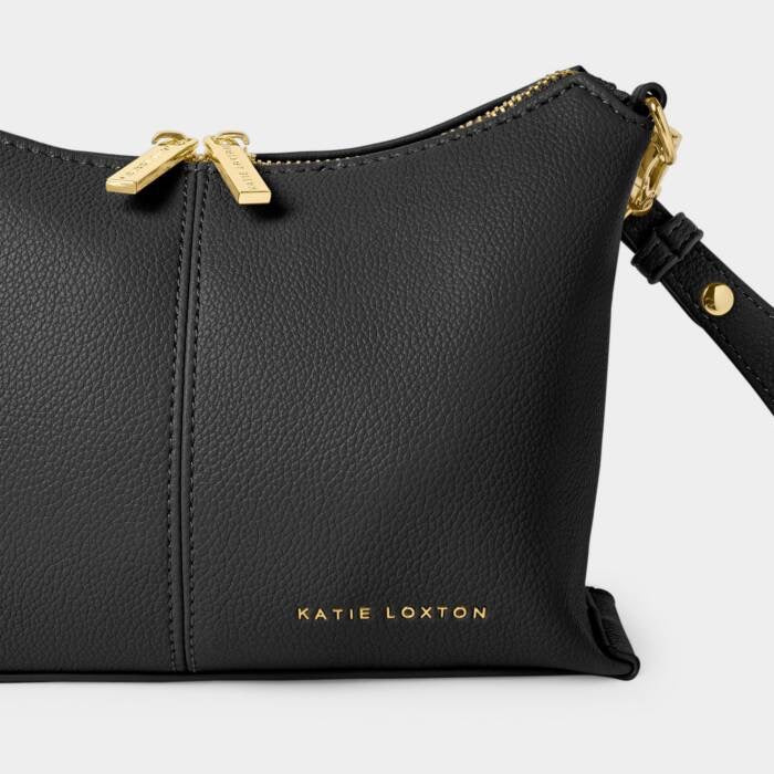 Katie Loxton Laila Slouch Crossbody Handbag - Black