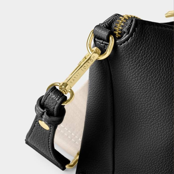 Katie Loxton Laila Slouch Crossbody Handbag - Black