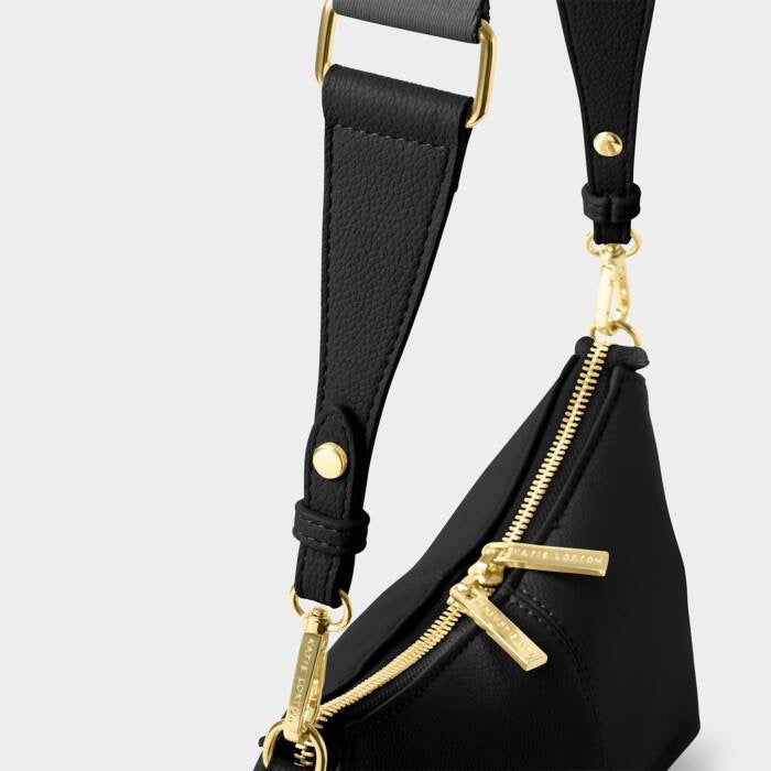 Katie Loxton Laila Slouch Crossbody Handbag - Black