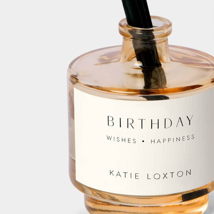 Katie Loxton Sentiment Reed Diffuser - Birthday - Peach Rose & Sweet Mandarin