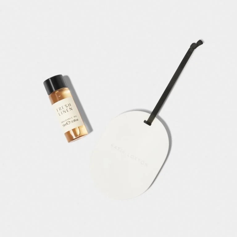 Katie Loxton Ceramic Hanging Diffuser - Love - Fresh Linen & Lily