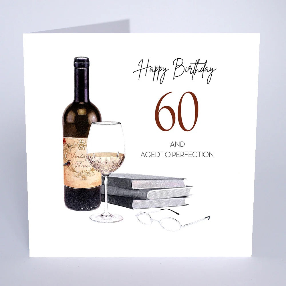 Five Dollar Shake - LARGE card - 60 & Aged to Perfection Men's Birthday Card