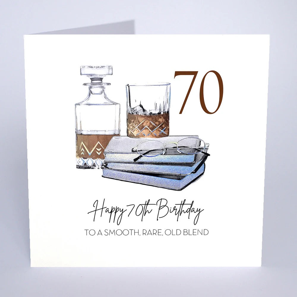 Five Dollar Shake - LARGE card - 70 & Aged to Perfection Men's Birthday Card
