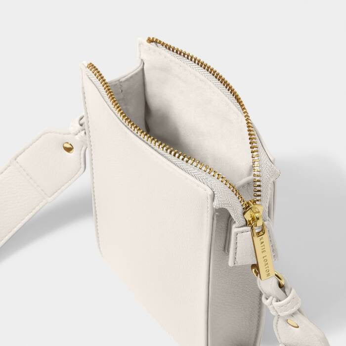 Katie Loxton Effie Slim Phone Crossbody Bag - Off White