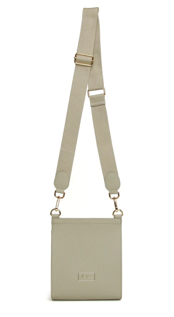 Alice Wheeler Pistachio Green Small Bloomsbury Crossbody Bag