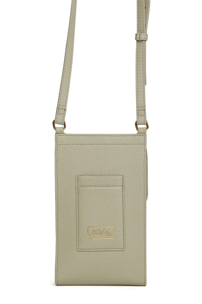 Alice Wheeler Mini Bloomsbury Crossbody Phone Bag - Pistachio Green