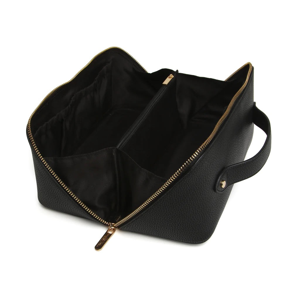 Alice Wheeler Black Train Beauty Case - Large