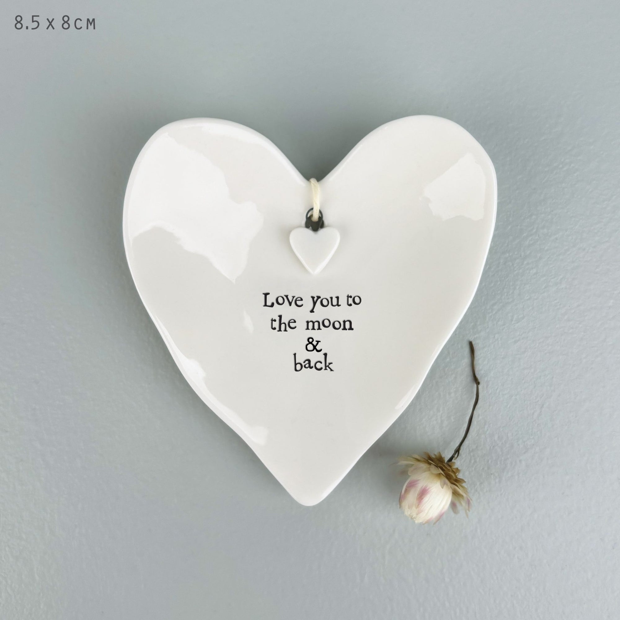East of India Boxed Ring Dish - Love You To the Moon & Back