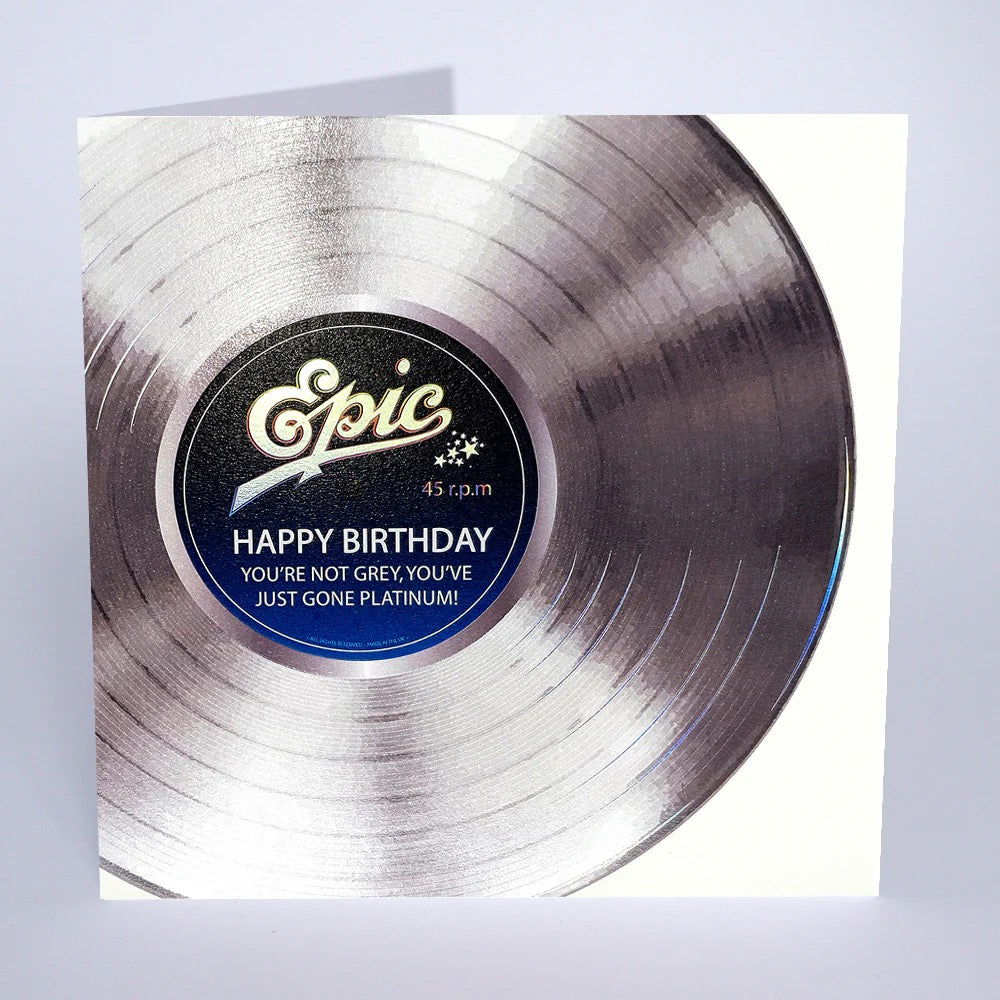 Five Dollar Shake - Record Gone Platinum Birthday Card