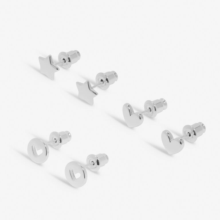 Joma Jewellery - Birthday -Life's a Charm Triple Boxed Earring Set