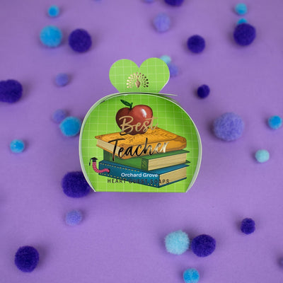Best Teacher 3 Heart Occasion Soaps - The English Soap Company