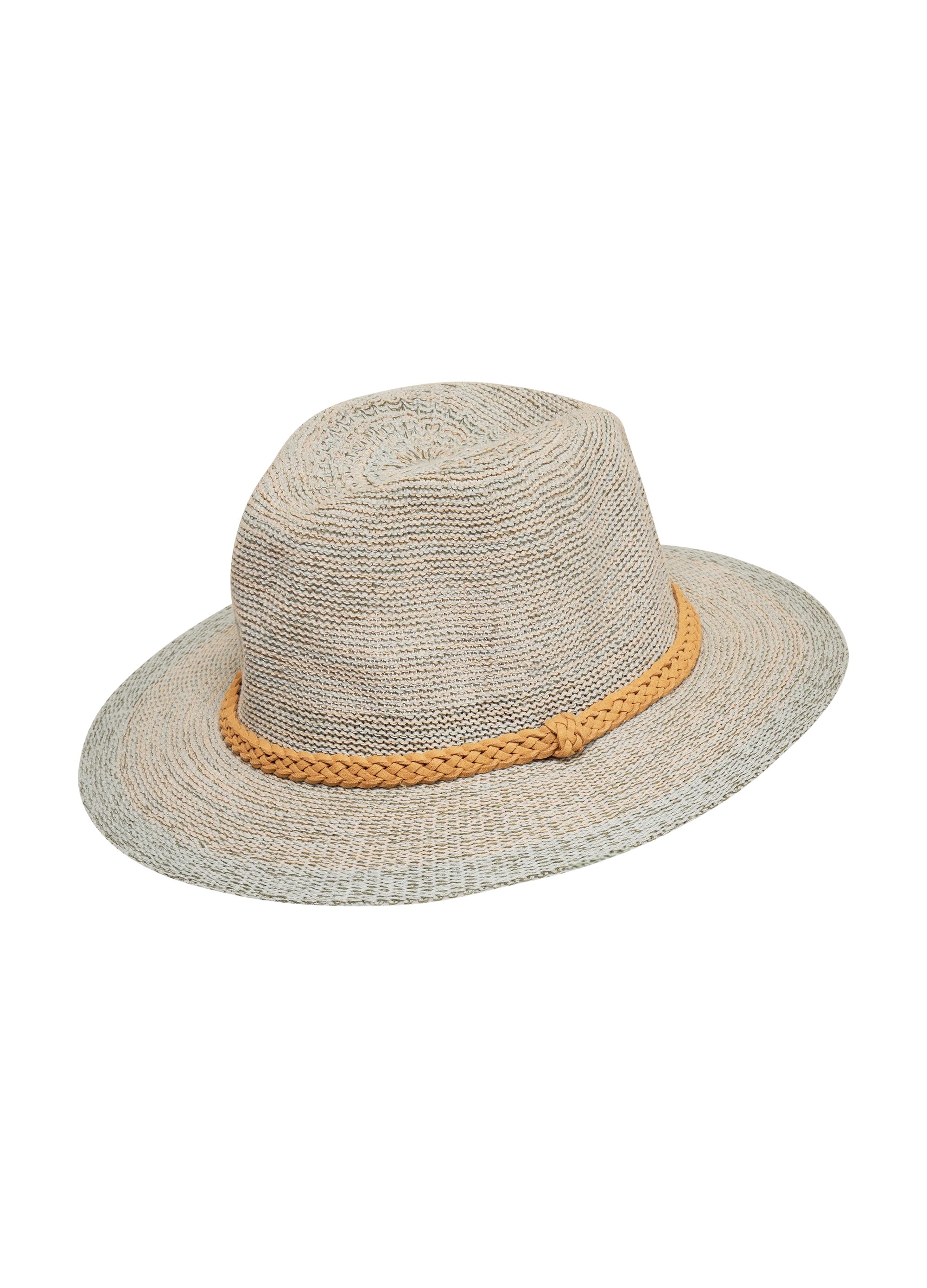Powder Natalie Brimmed Hat with Braid - Lake