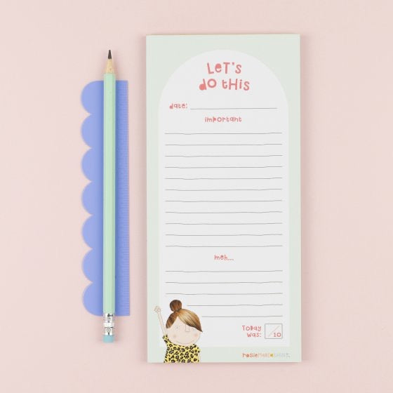 Rosie Made A Thing - Let's Do This List Pad - Slim Notepad