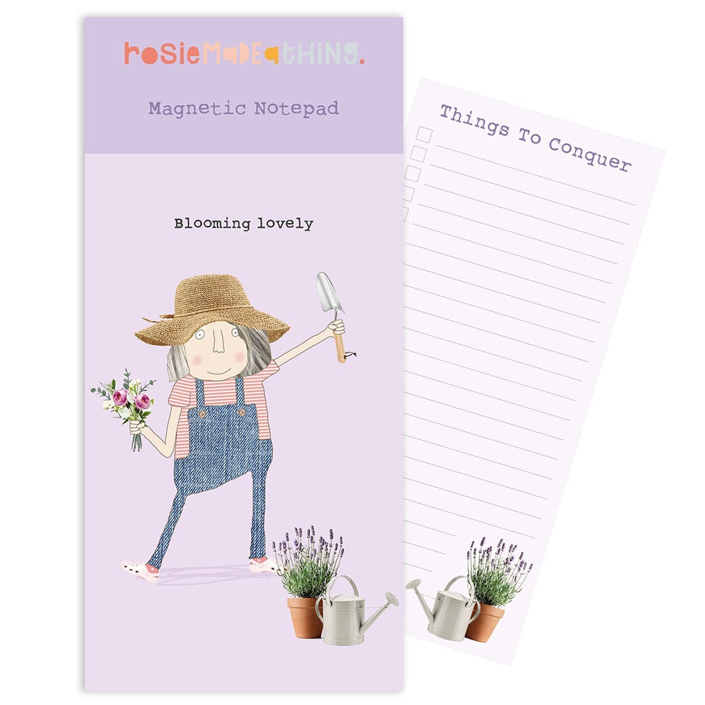 Rosie Made A Thing - Blooming Lovely - Magnetic Notepad